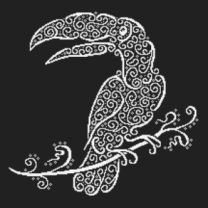 Z 10600 Cross stitch kit - Lace toucan