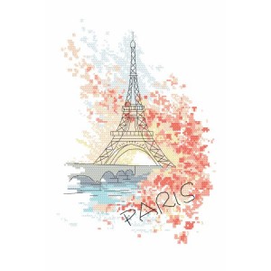W 10406 Cross stitch pattern PDF - Parisian charms