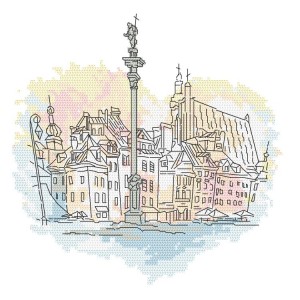 W 10409 Cross stitch pattern PDF - Warsaw