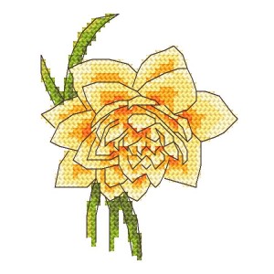 Z 10255 Cross stitch kit - Daffodil