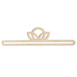 921-05 Wooden hanger 30cm lily
