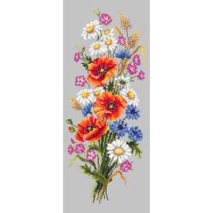 W 10280 Cross stitch pattern PDF - Bunch of wild flowers