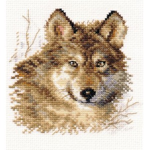 ALI 1-27 Cross stitch kit - Wolf