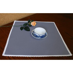 978-11 Napkin Aida 45x45 cm (1,5x1,5 ft) graphite