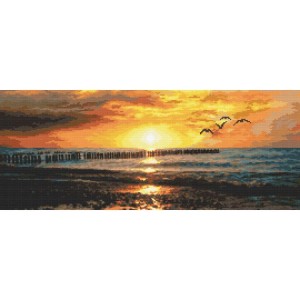 W 10282 Cross stitch pattern PDF - Longing for the sea