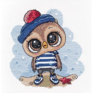 OV 1264 Cross stitch kit - Owl sailor