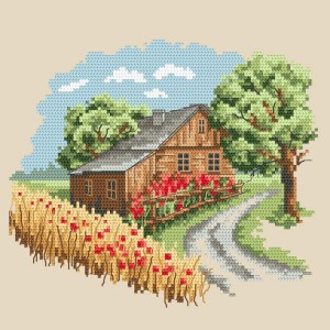 GC 10295 Cross stitch pattern on paper - Seasons - Sunny summer