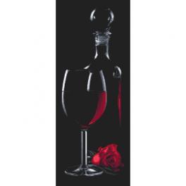 Z 10317 Vyšívací sada - Sklenice s červeným vínem