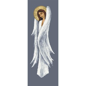 W 10455 Cross stitch pattern PDF - Pensive angel