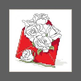 W 10327-03 Předloha ONLINE pdf - Přání - Obálka plná růží