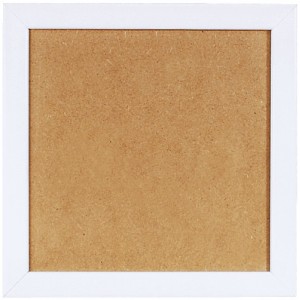 S 157005-26x26 Dřevěný rámeček - barva bílá (26x26cm)