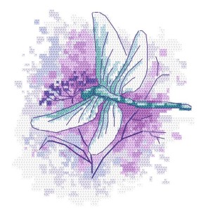 Z 10463 Cross stitch kit - Dragonfly