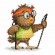 Cross stitch pattern for a phone - Little owl - Walker