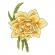 Cross stitch pattern for a phone - Daffodil